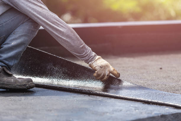 Professional Exterior Waterproofing technician working in Pemberville, OH